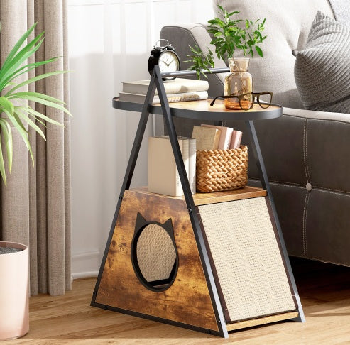 Cat House End Table Pet Furniture