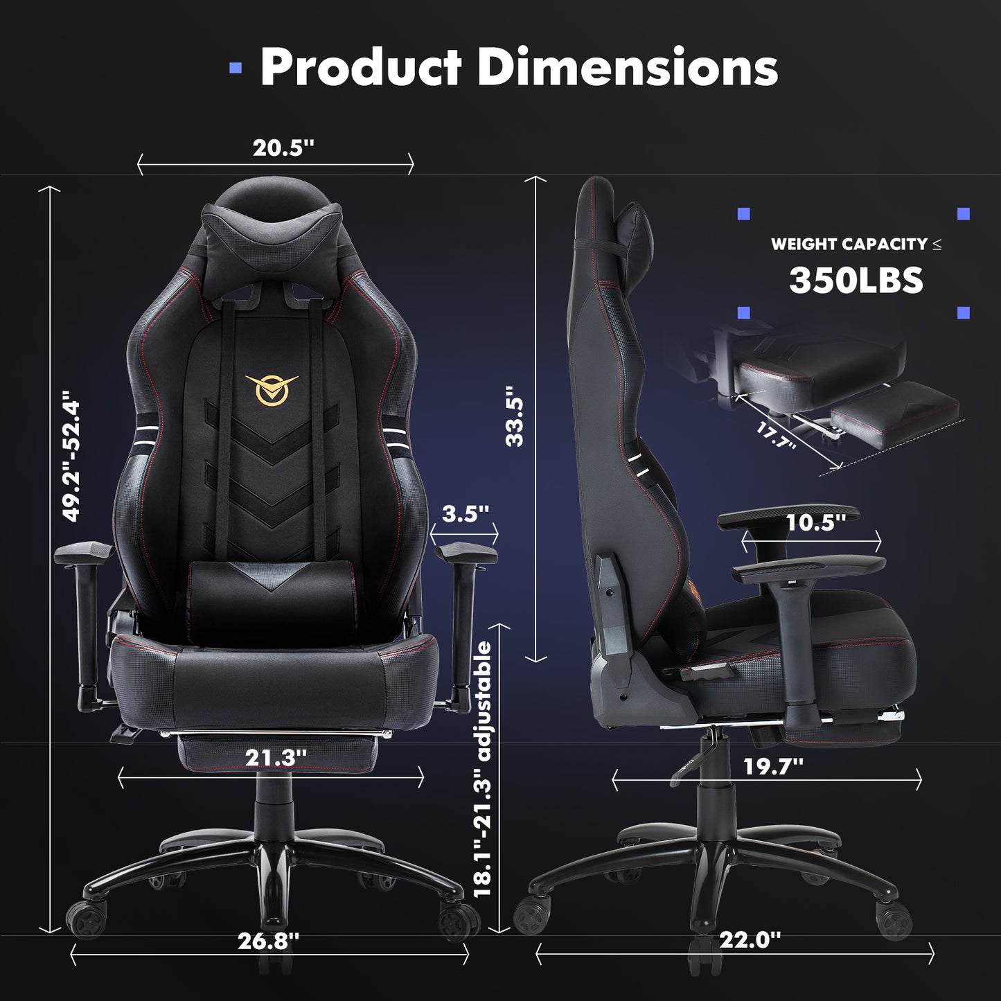 Computer Gaming Unisex Chair