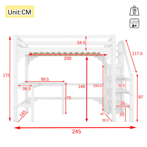 Universal Pine Bunk Bed