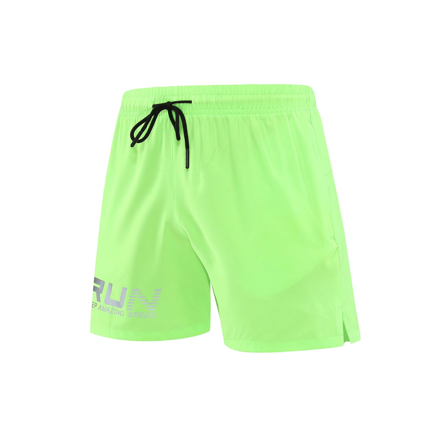Men's Three-point Reflective Printing Fitness Sports Training Pant