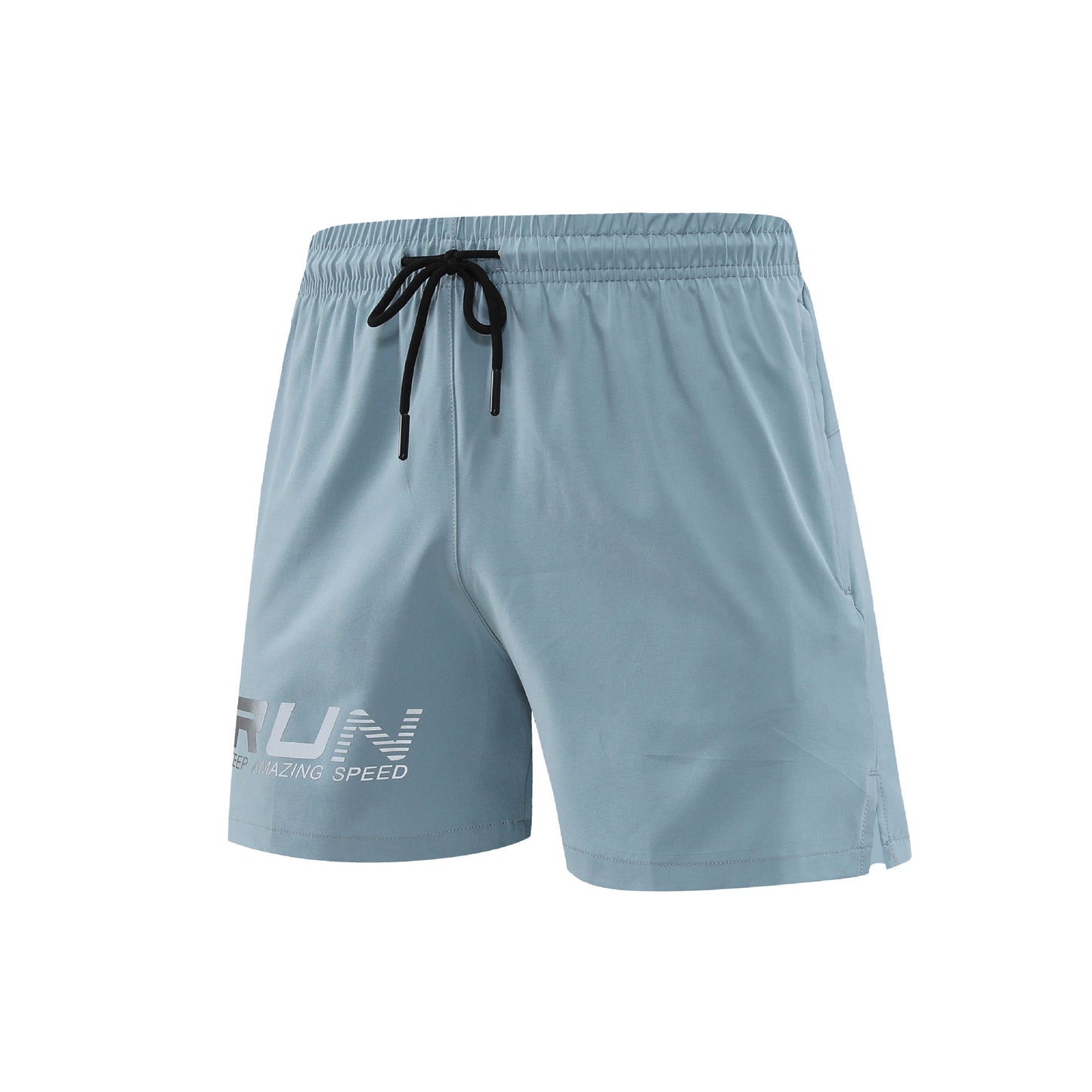 Men's Three-point Reflective Printing Fitness Sports Training Pant