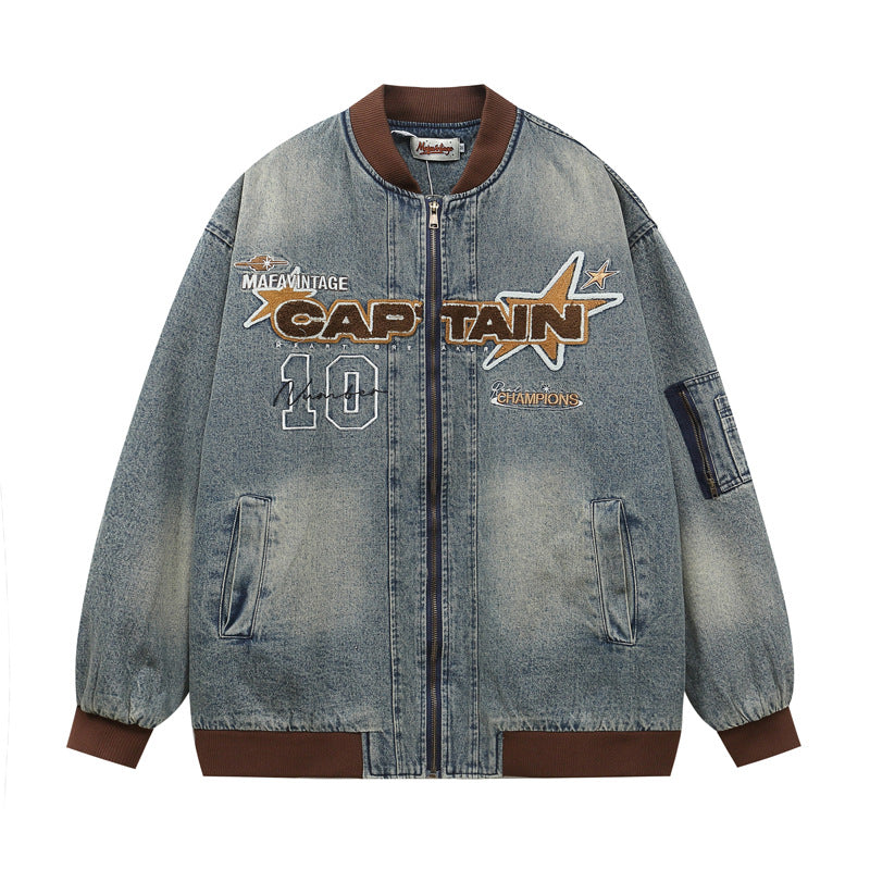 Real Playa Letter Patch Jacket Vintage