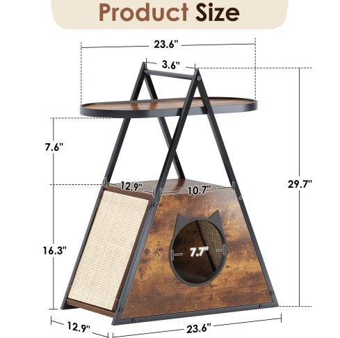 Cat House End Table Pet Furniture