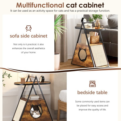 Cat House End Table Pet Furniture