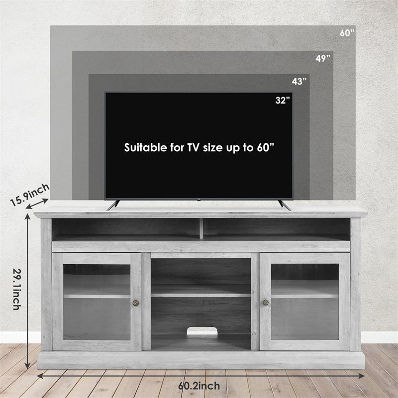 Home Living Room Wooden Vintage TV Cabinet