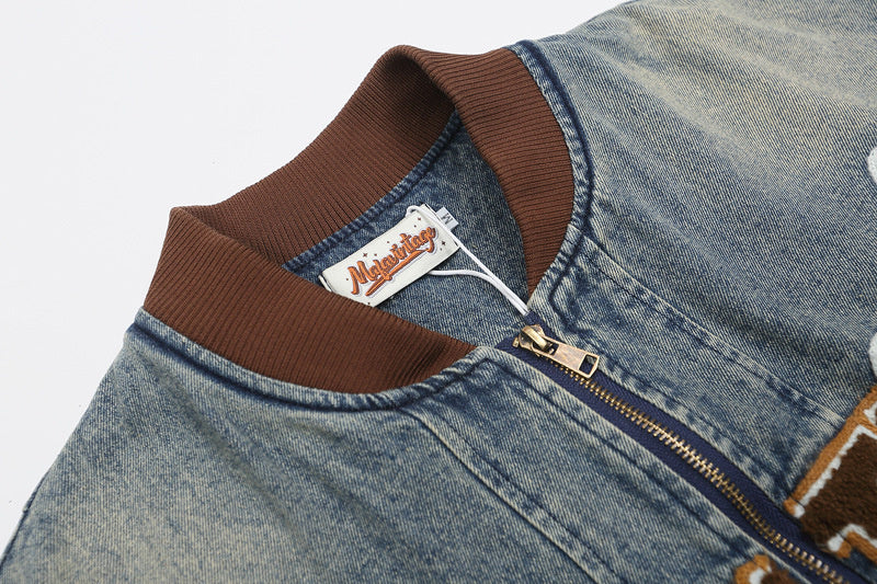 Real Playa Letter Patch Jacket Vintage