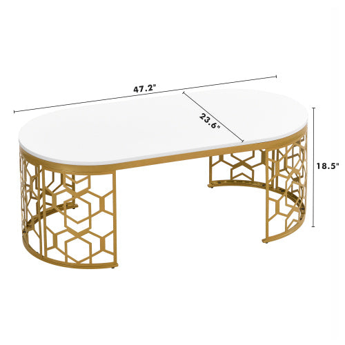So Divine Oval Shaped Coffee Table