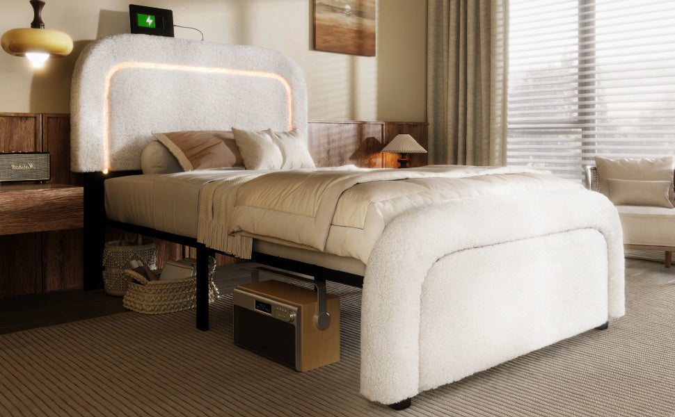 Contemporary Wooden Bed Frame