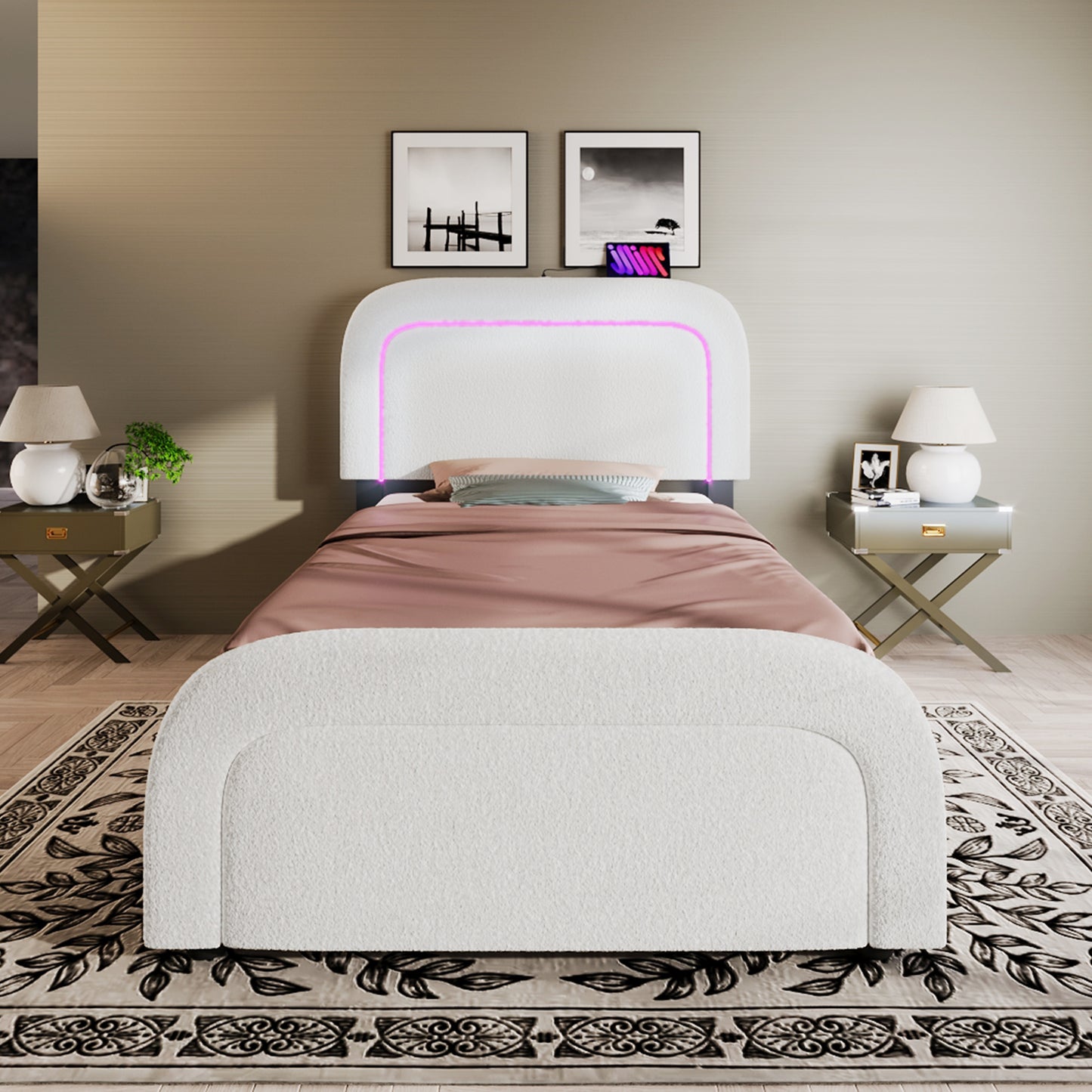 Contemporary Wooden Bed Frame