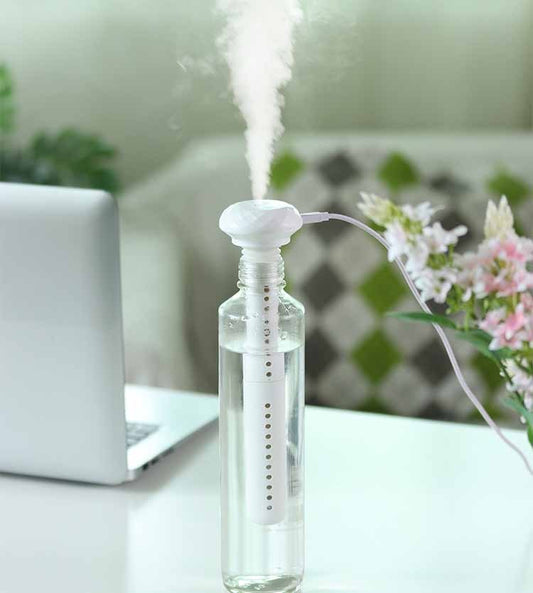 USB Mini Ultrasonic Air Humidifier LED Lamp USB Essential Oil Diffuser