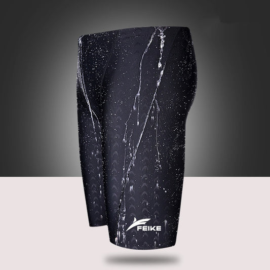 Waterproof Quick-drying Men's Fashion Long Swimming Trunks